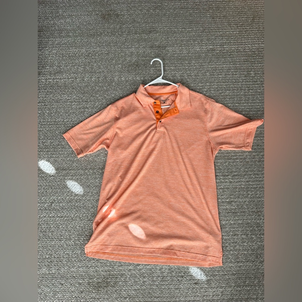 Men’s Orange Golf Polo